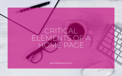 The Critical Elements Of A Homepage