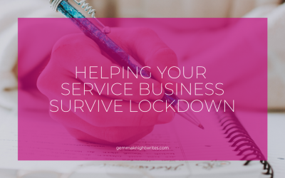 Helping Your Service Business Survive Lockdown